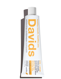 Davids kids + adults nano-hydroxyapatite premium toothpaste / orange vanilla-Respectful Goods
