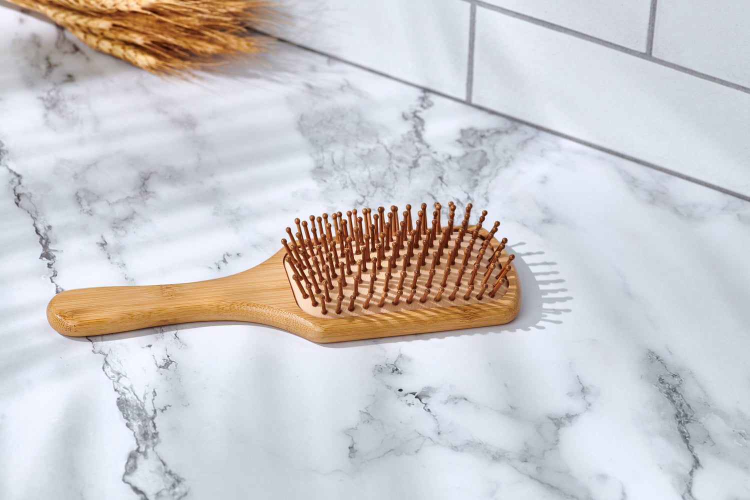 Bamboo Paddle Hair Brush (Unbranded, Unpackaged)-Respectful Goods