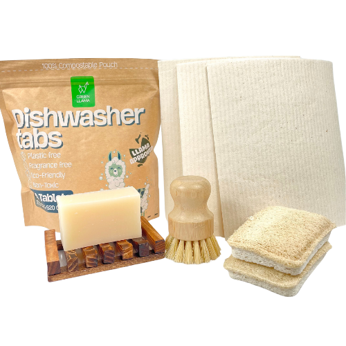 Starter Eco-Friendly Dishwashing Bundle - Customizable Kit