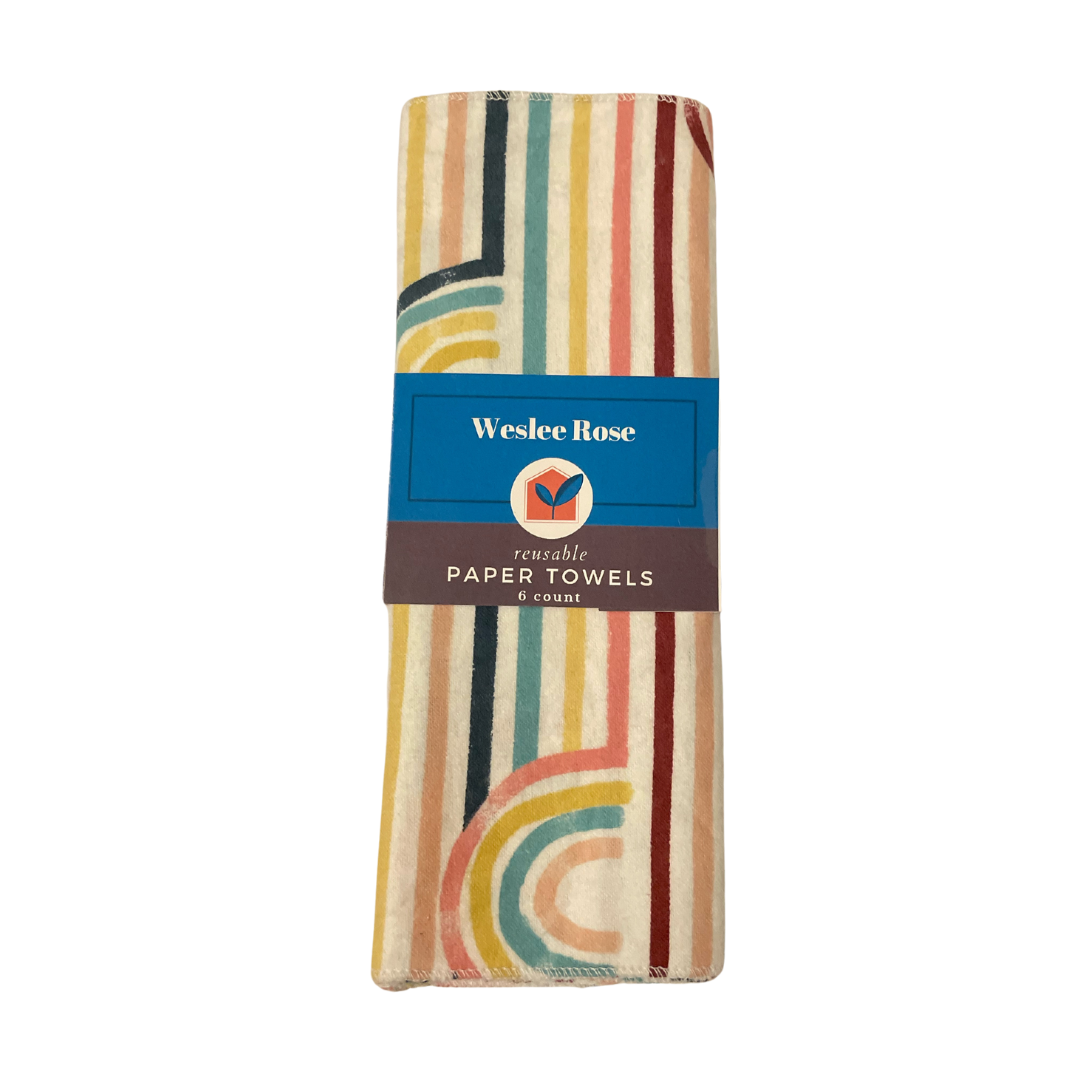 Non-Paper Towels - Reusable - 6 Towels - Single Pack