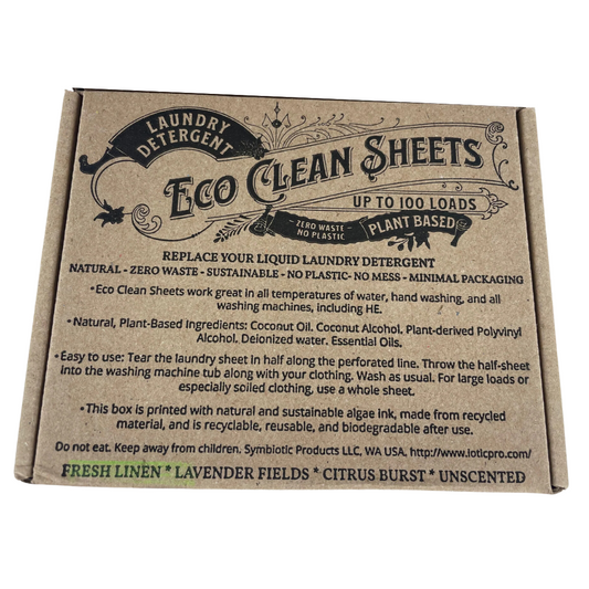 Laundry Detergent Sheets - 100/Box - 6 Scents