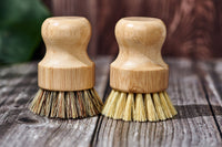 Dish Brush Handless Medium Bristles - Bamboo - Single-Respectful Goods