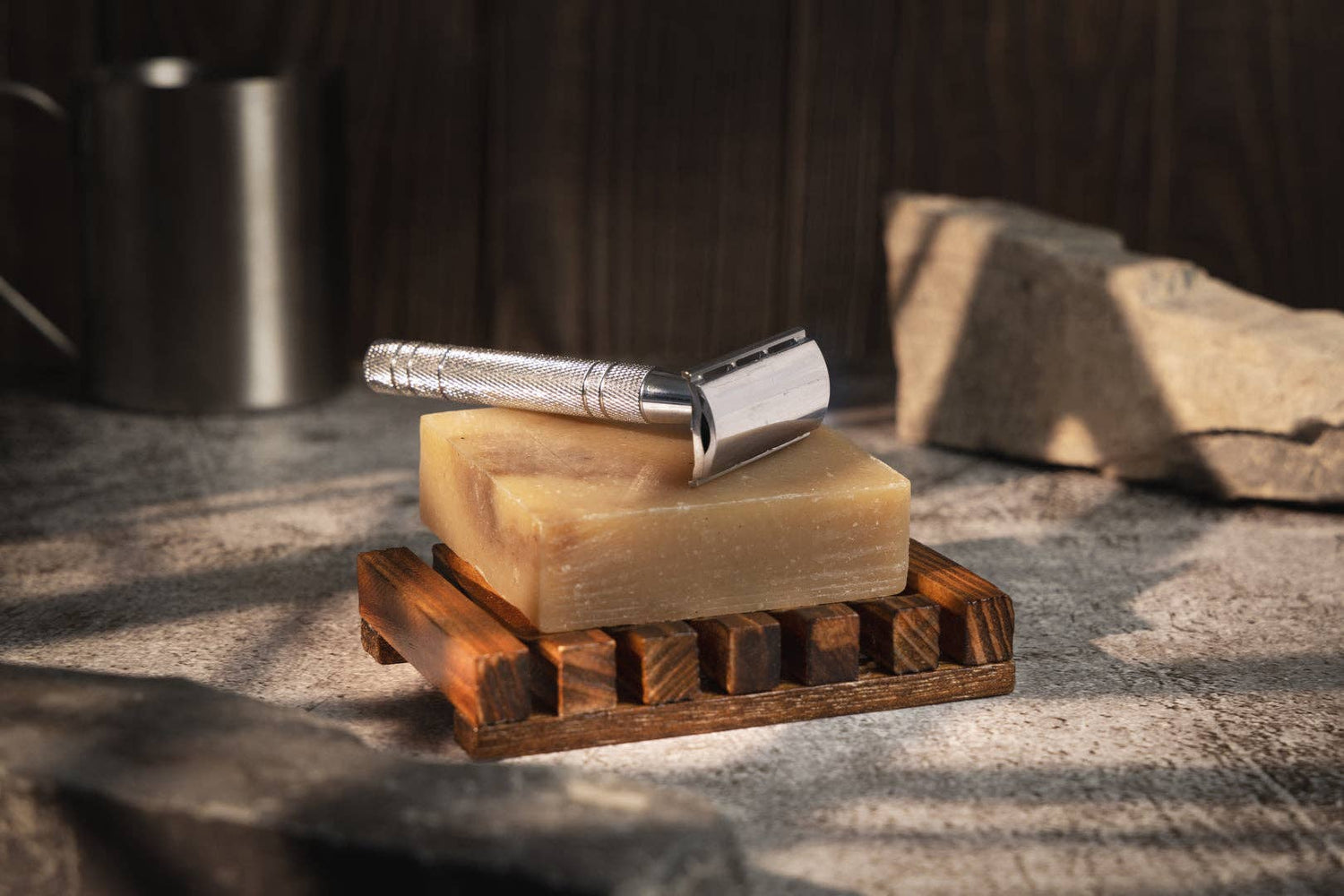 Soap Dish - Wood - Single-Respectful Goods