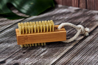 Nail Brush - Bamboo Wood Sisal Bristles - Pack of 2-Respectful Goods