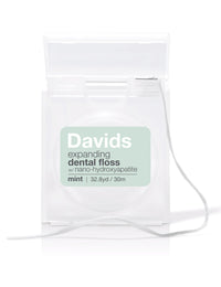 Davids expanding dental floss / refillable dispenser / mint-Respectful Goods