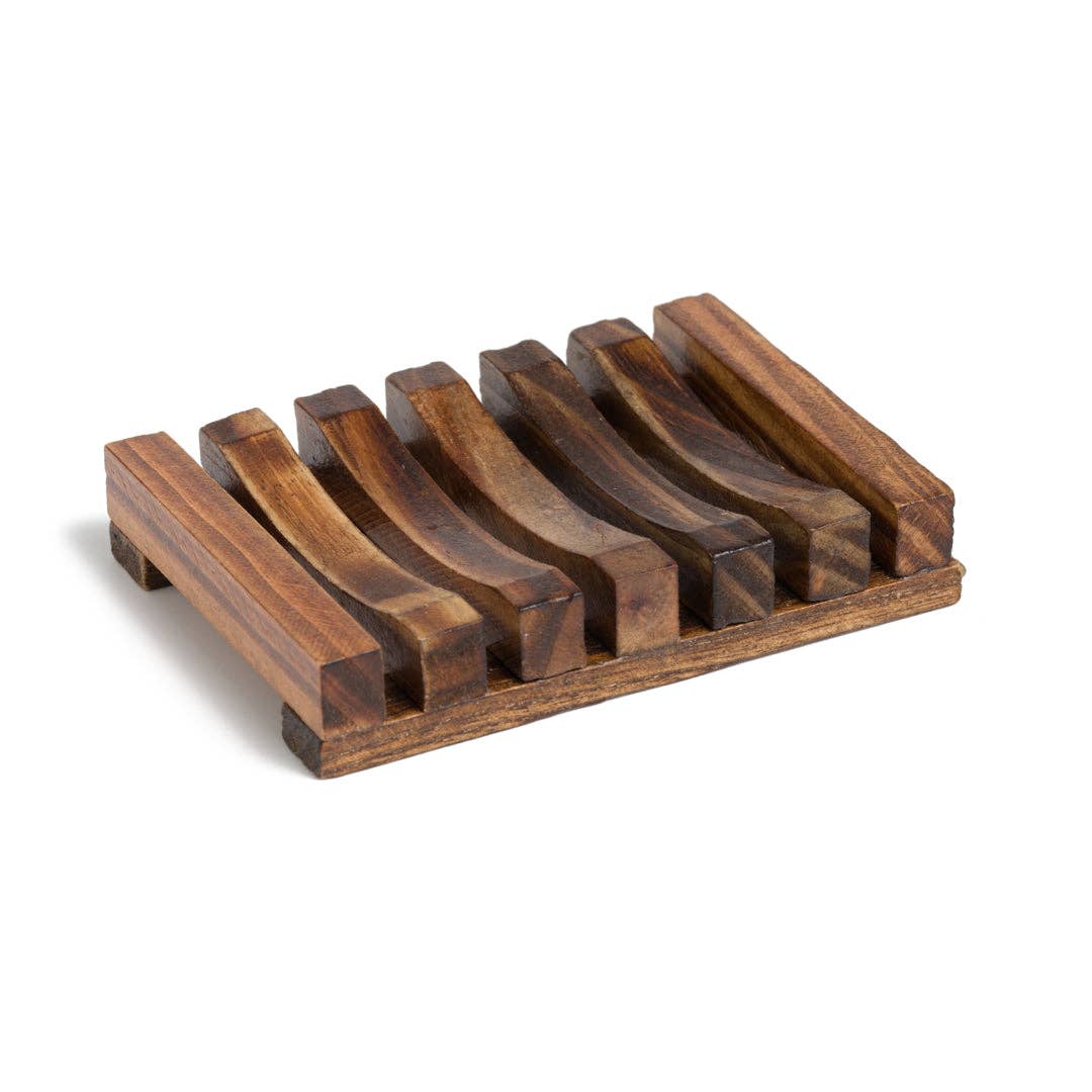 Soap Dish - Wood - Single-Respectful Goods