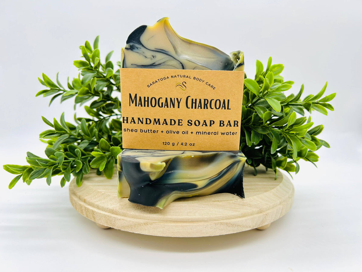 Mahogany Charcoal Handmade Soap Bar VEGAN COLD PROCESS-Respectful Goods