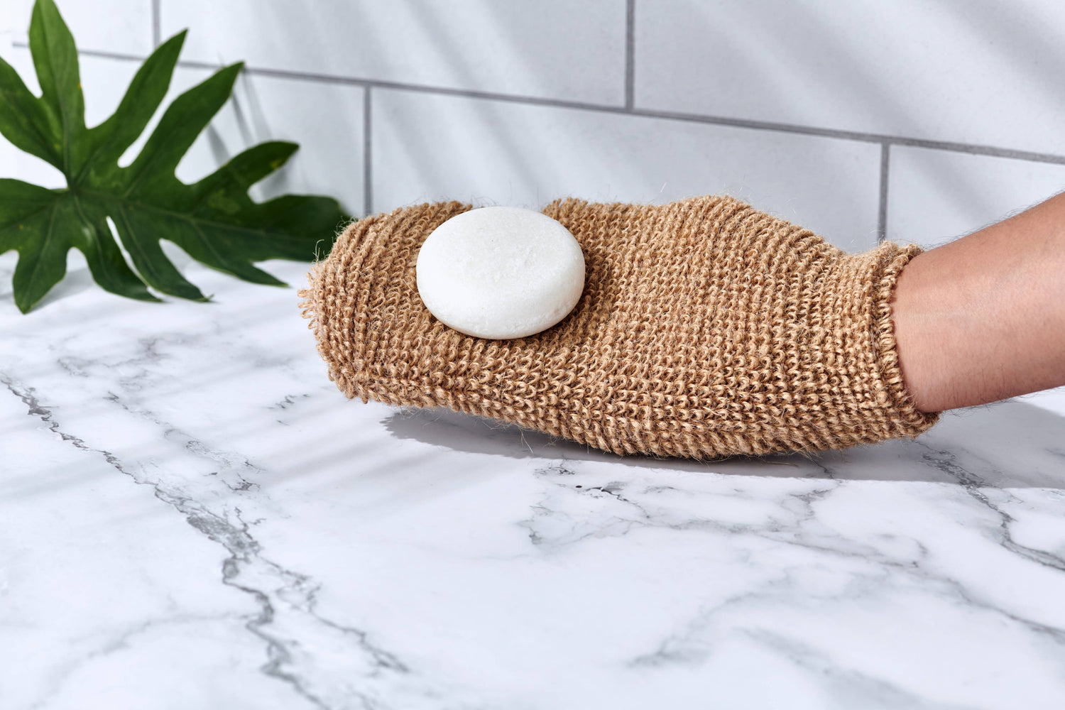 Shower Mitt - Jute Fiber - Single-Respectful Goods