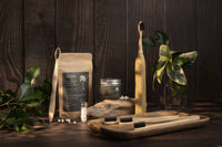 Dental Floss - Biodegradable Bamboo - Bundle (Glass Jar + 2 Refills)-Respectful Goods