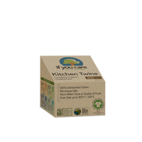 Organic Cooking Twine – Kitchen Twine – If You Care – 1 Roll – GOTS Certified Cotton, Unbleached & Chemical-Free