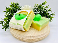 Froggy Handmade Soap Bar for Kids NATURAL VEGAN COLD PROCESS-Respectful Goods