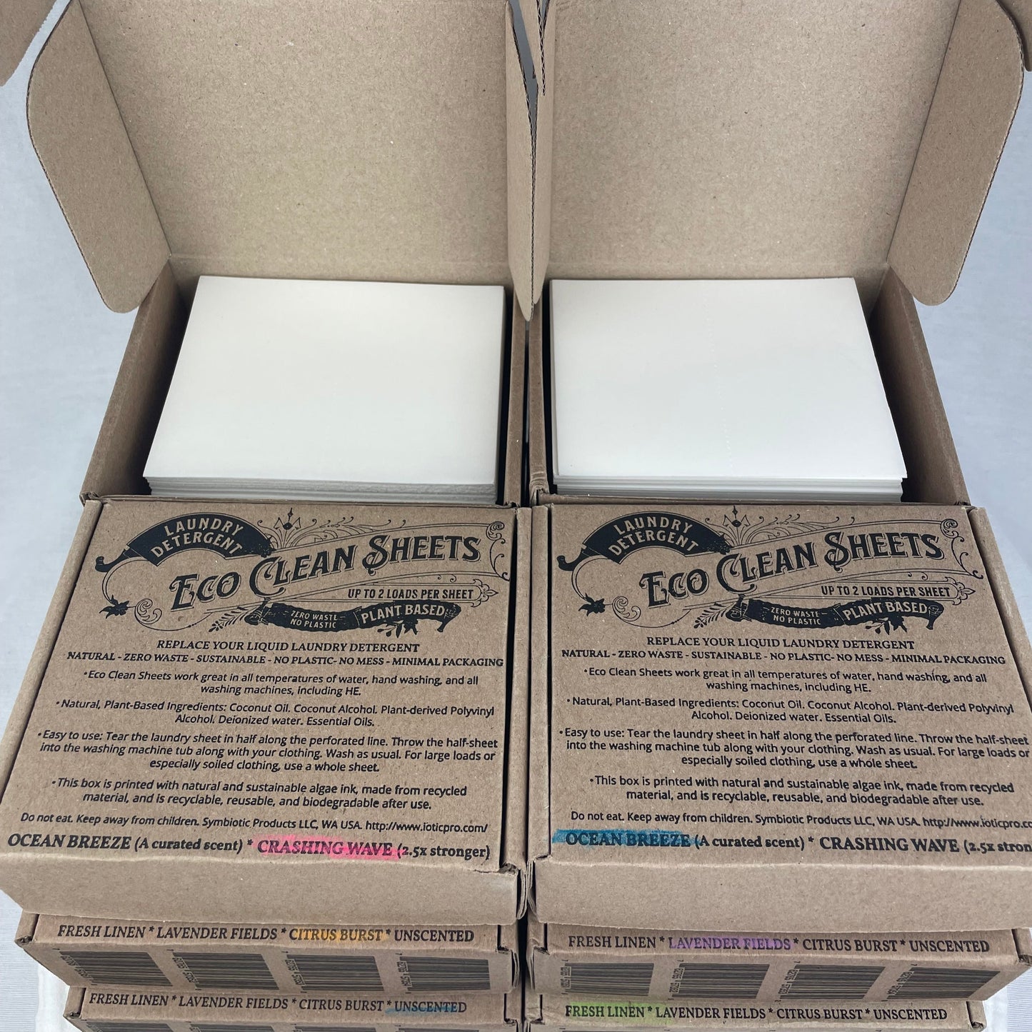 Laundry Detergent Sheets - 100/Box - 6 Scents-Respectful Goods