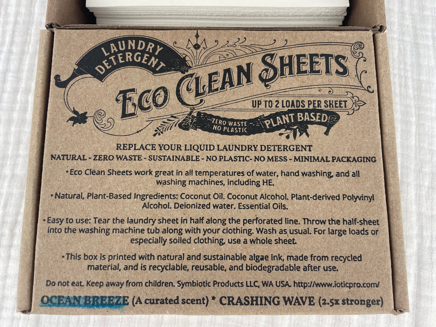 Laundry Detergent Sheets - 100/Box - 6 Scents-Respectful Goods