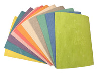 Swedish Dishcloth - Unprinted - 70% Cellulose Pulp 30% Recycled Cotton - 11 Colors - Single Sheets-Respectful Goods