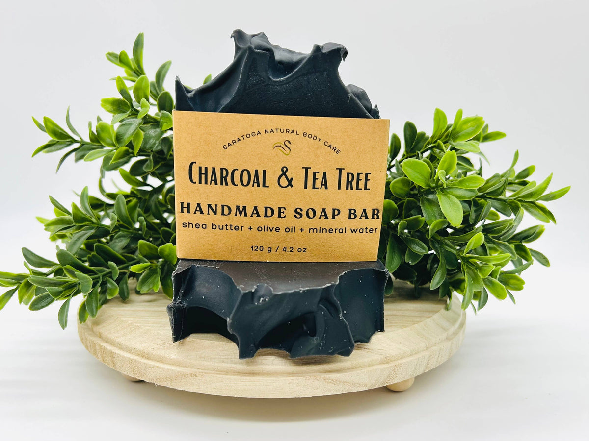 Mens Soap from charcoal and tea tree