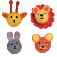 Eco Pet Toys - Assorted Designs - Friendsheep - 4 Handmade Wool Toys - Sustainable, Plastic-Free, Fair Trade