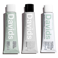 Travel Toothpaste - Davids - TSA-Approved 1.75 oz Tube - Fluoride-Free, SLS-Free, Natural
