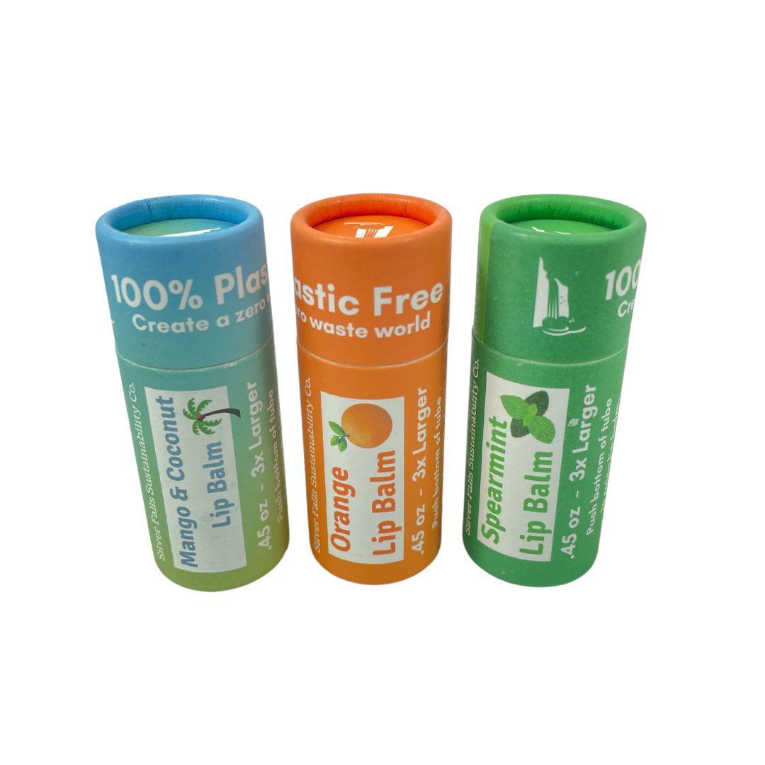 Lip Balm - 0.5 oz - Three Scents - Zero-Waste, Organic Ingredients