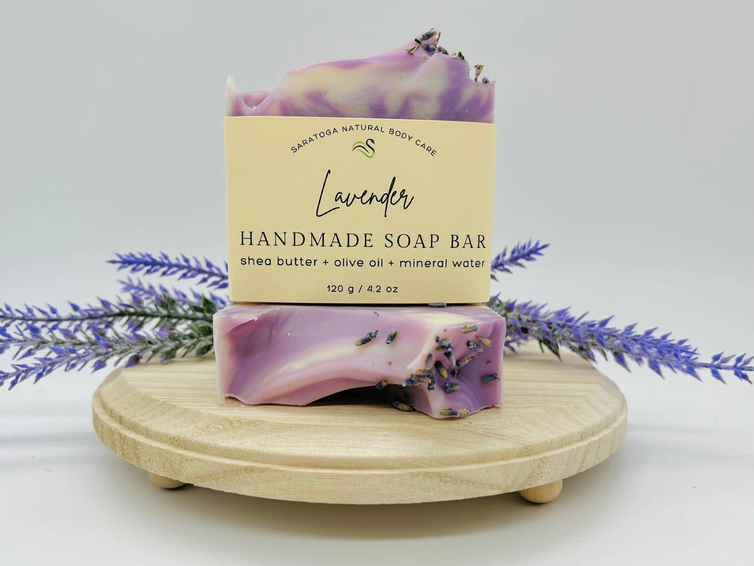 Handmade Soap - 4.5 oz Bar - 21 Scents - Vegan, Palm Oil-Free, Plastic-Free Packaging