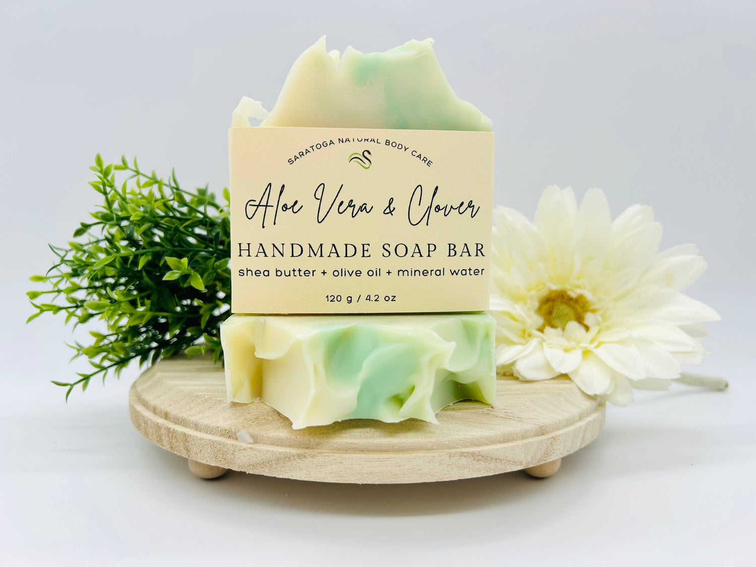 Handmade Soap - 4.5 oz Bar - 21 Scents - Vegan, Palm Oil-Free, Plastic-Free Packaging