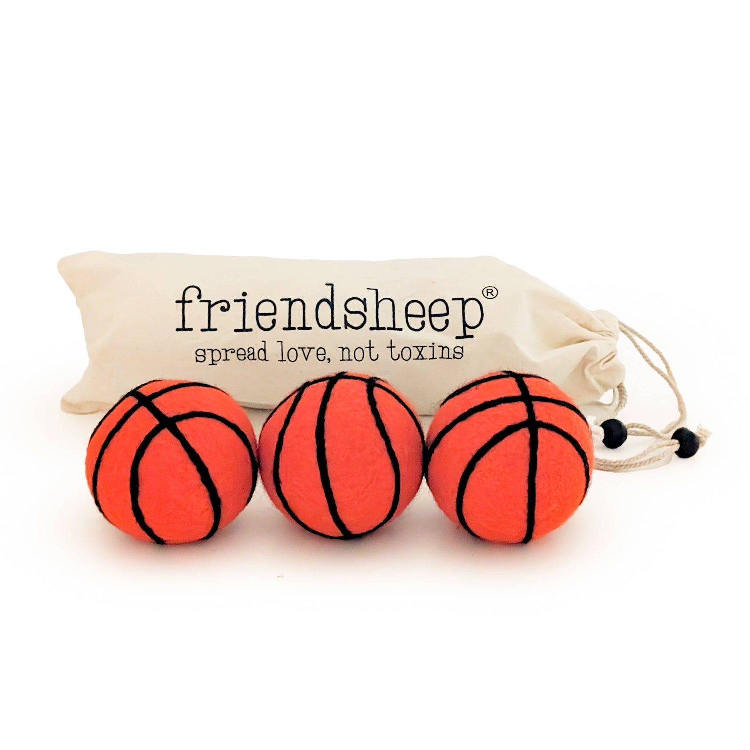 Playoffs Basketball Eco Dryer Balls Trio - Set of 3-Respectful Goods