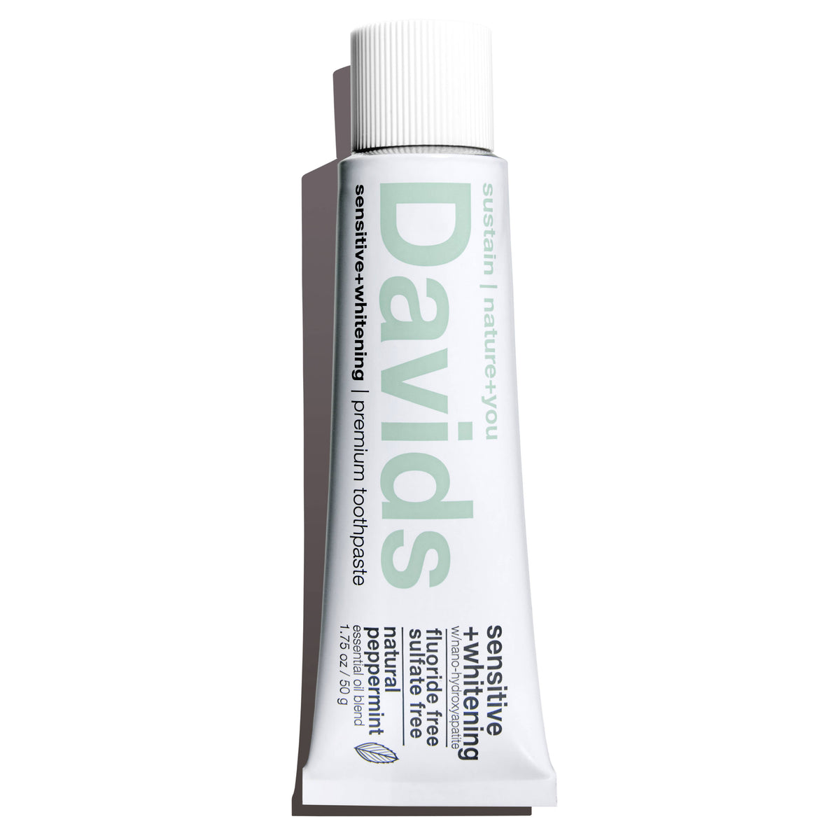 Davids travel size premium toothpaste / sensitive+whitening-Respectful Goods