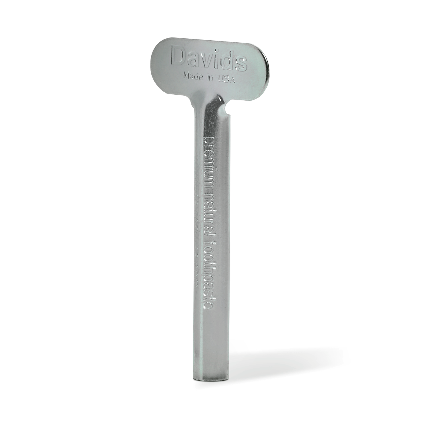 Effortless Toothpaste Squeeze – Tube Key – Davids – Single – Reusable, Waste-Reducing, Stainless Steel Tool