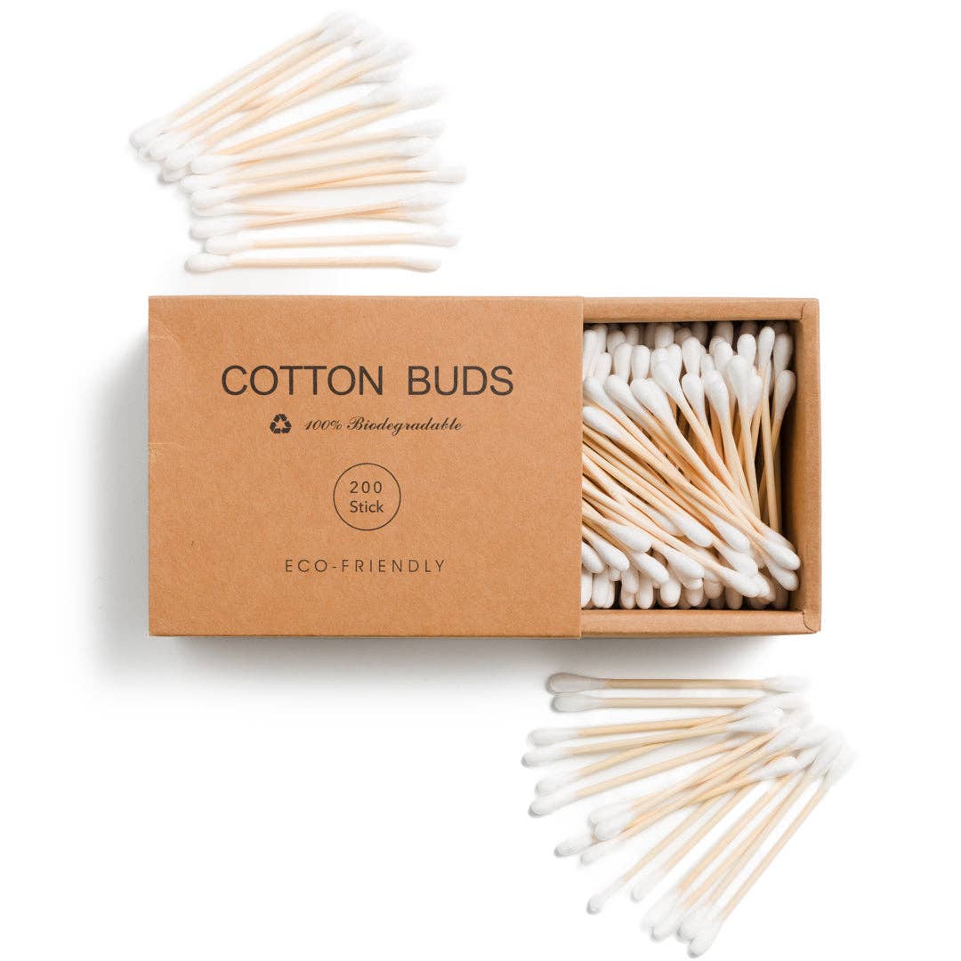 Cotton Swabs - 200 Count-Respectful Goods