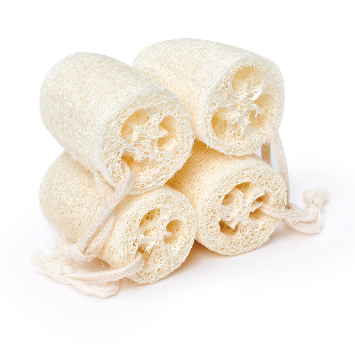 Natural Loofah Sponge - Exfoliating Bath Accessory - Unbranded - Single Piece - Plastic-Free, Biodegradable