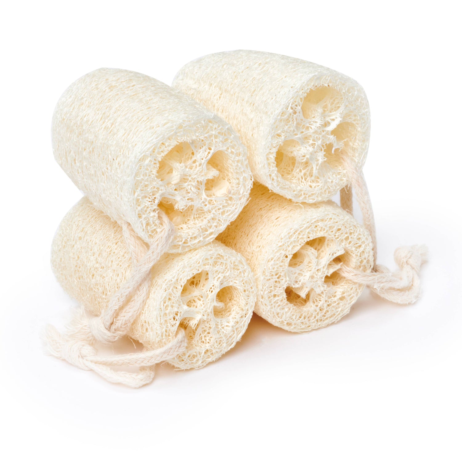 Natural Loofah Sponge - Exfoliating Bath Accessory - Unbranded - Single Piece - Plastic-Free, Biodegradable
